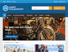 Tablet Screenshot of harrywielersport.nl